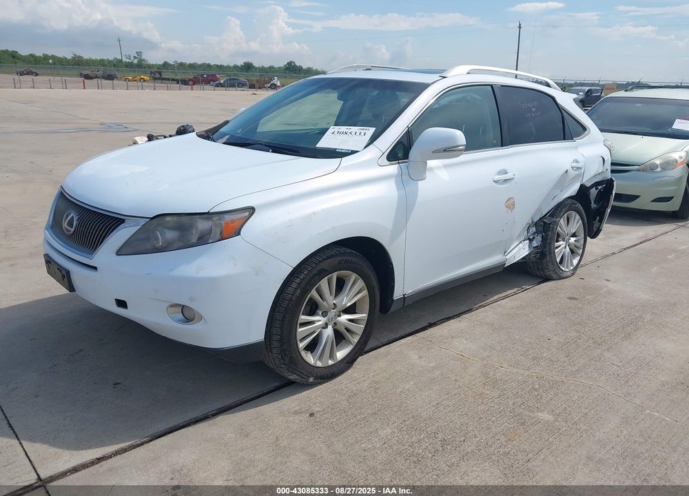 2010 LEXUS RX 450H VIN: JTJBC1BA5A2012238