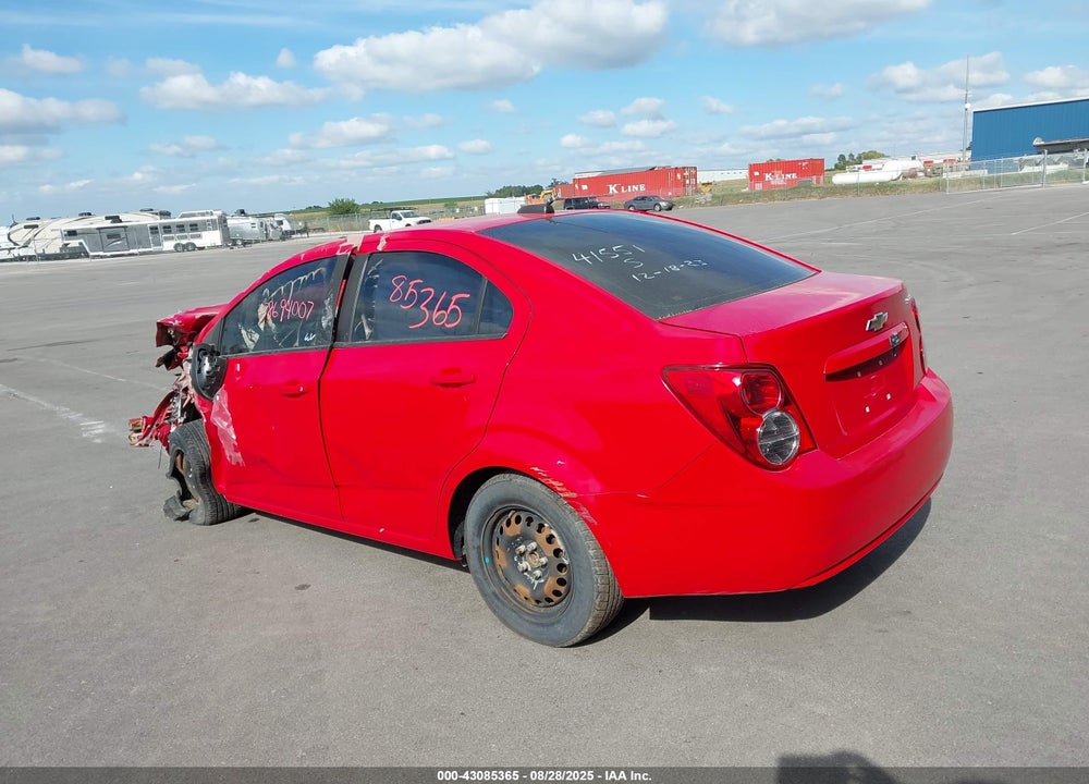2016 CHEVROLET SONIC LS AUTO VIN: 1G1JA5SH8G4101364
