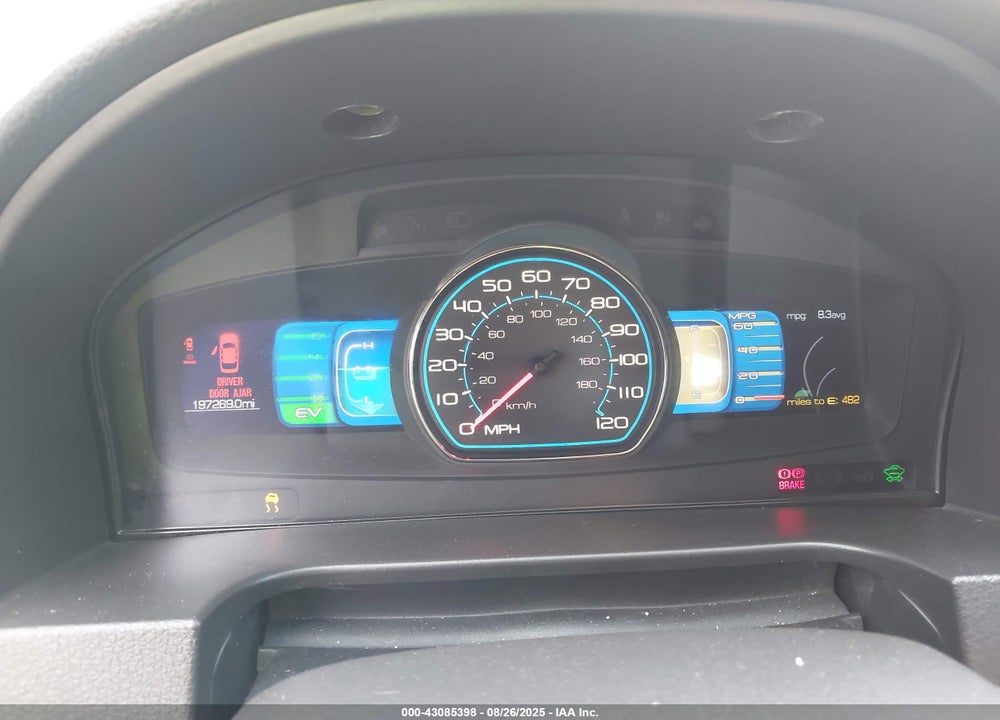 2012 FORD FUSION HYBRID VIN: 3FADP0L3XCR245014