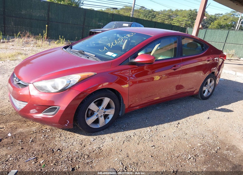2013 HYUNDAI ELANTRA GLS VIN: 5NPDH4AE6DH305054
