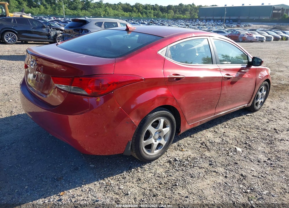 2013 HYUNDAI ELANTRA GLS VIN: 5NPDH4AE6DH305054