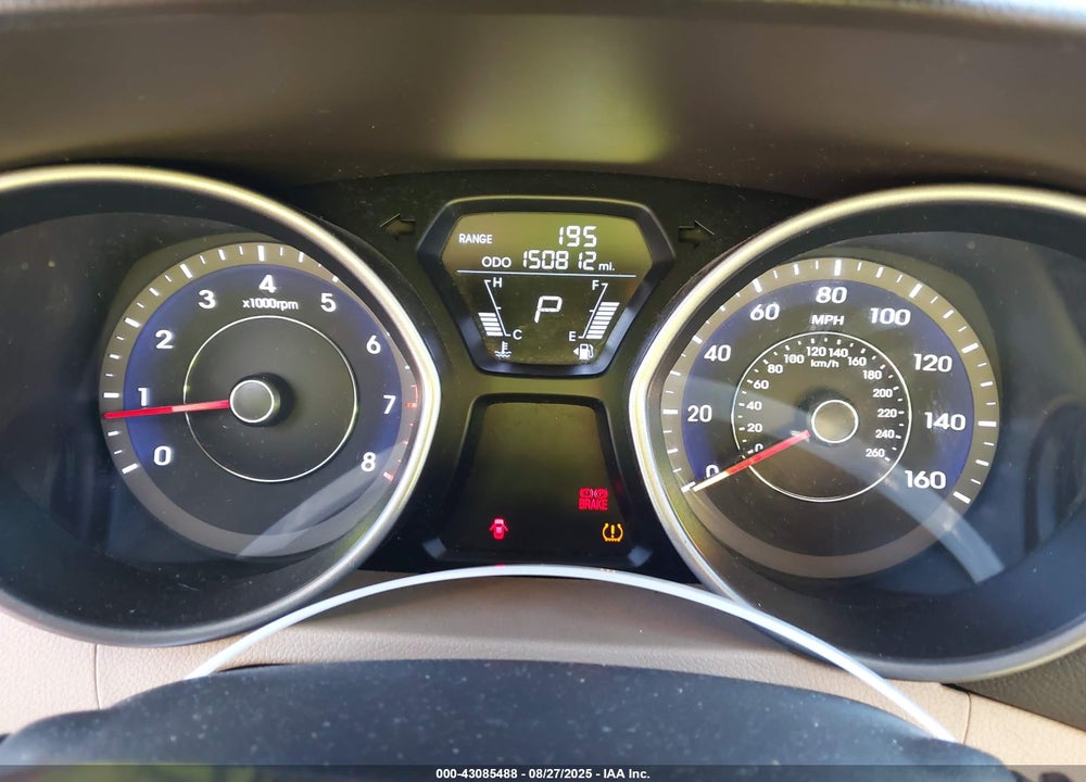 2013 HYUNDAI ELANTRA GLS VIN: 5NPDH4AE6DH305054