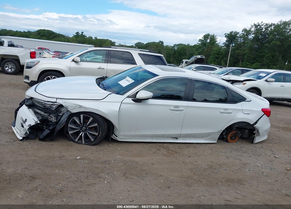2022 HONDA CIVIC EX VIN: JHMFE1F71NX008899