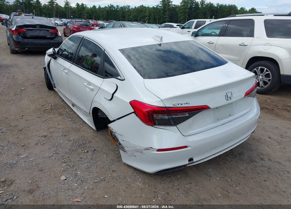 2022 HONDA CIVIC EX VIN: JHMFE1F71NX008899