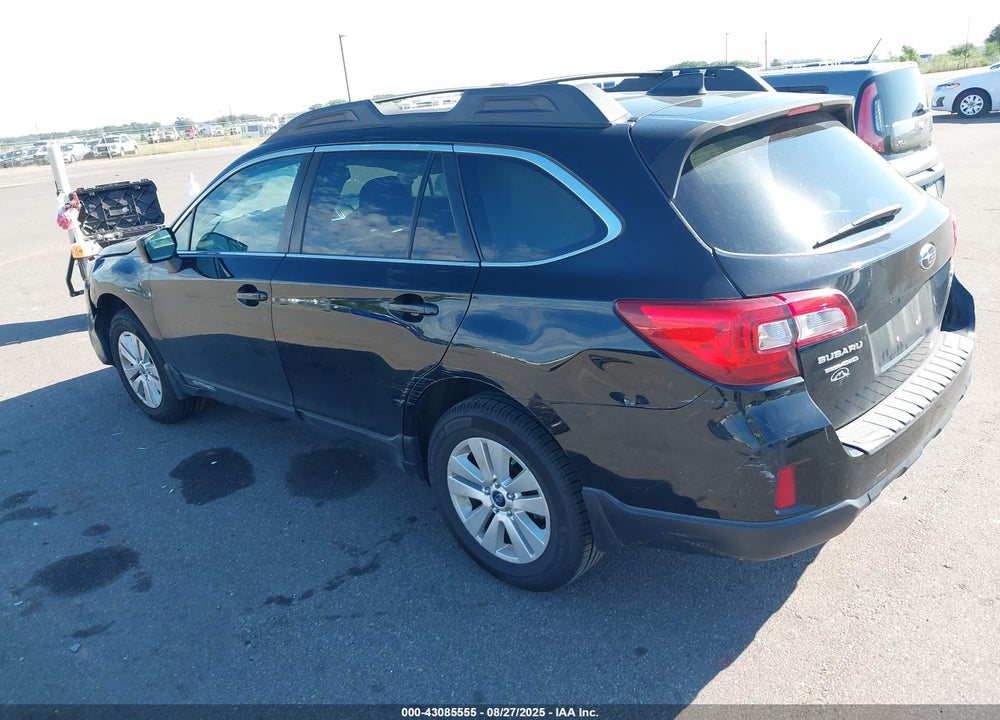 2017 SUBARU OUTBACK 2.5I PREMIUM VIN: 4S4BSADC2H3284766