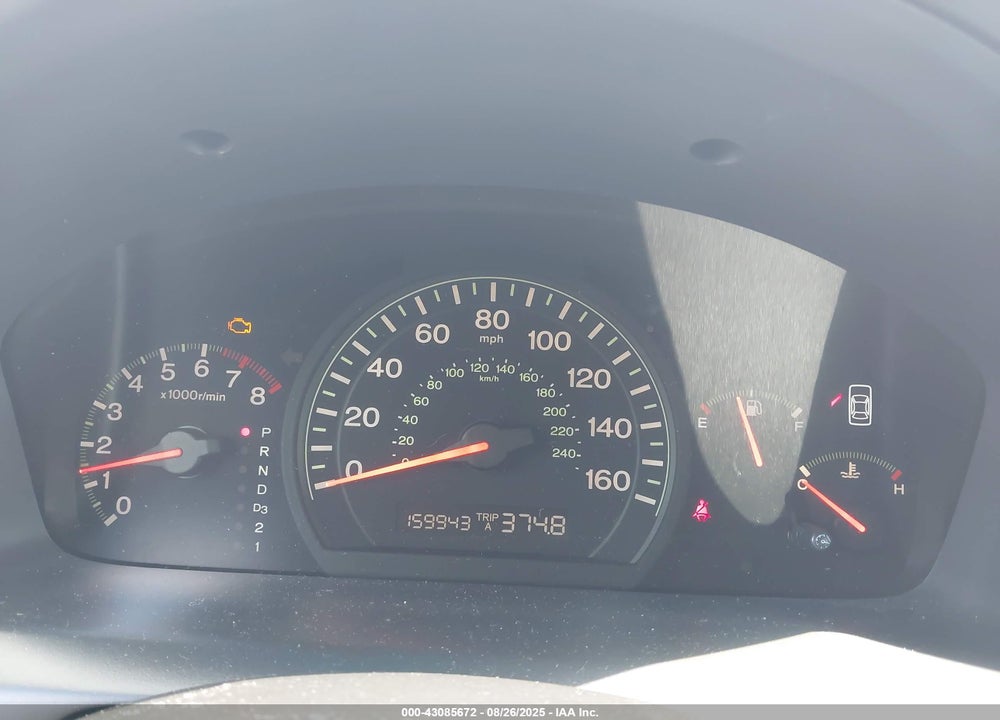 2005 HONDA ACCORD 2.4 EX VIN: 1HGCM568X5A019556