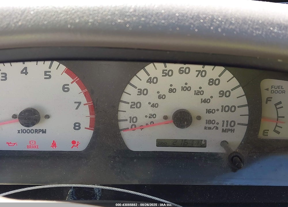 2003 TOYOTA TACOMA VIN: 5TEVL52N03Z218253