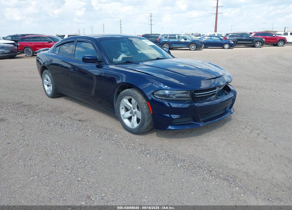 2015 DODGE CHARGER SE VIN: 2C3CDXBG5FH858688