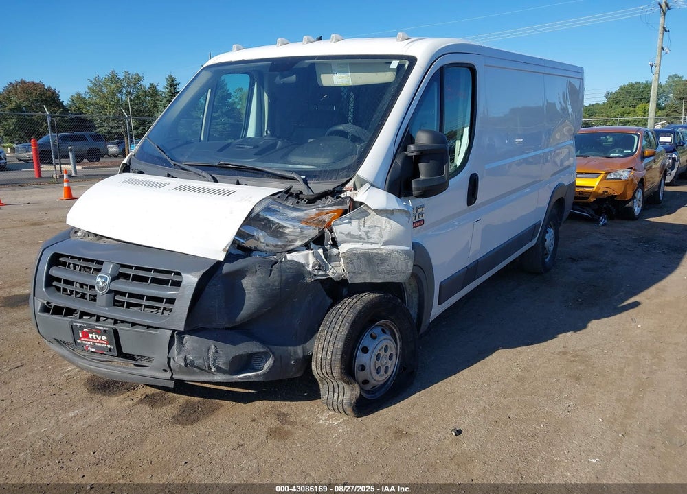 2017 RAM PROMASTER 1500 LOW ROOF 136 WB VIN: 3C6TRVAG4HE523107