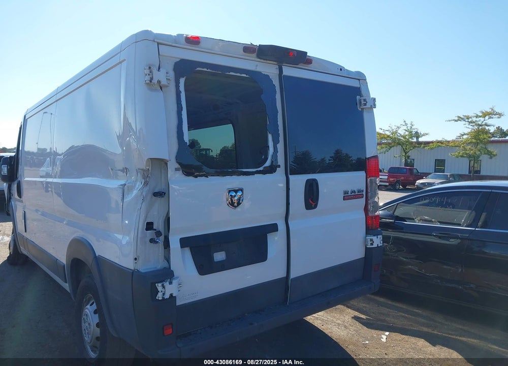 2017 RAM PROMASTER 1500 LOW ROOF 136 WB VIN: 3C6TRVAG4HE523107
