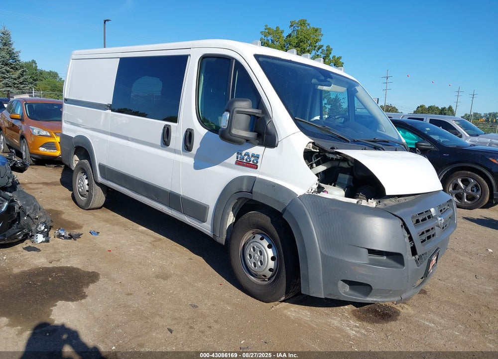 2017 RAM PROMASTER 1500 LOW ROOF 136 WB VIN: 3C6TRVAG4HE523107