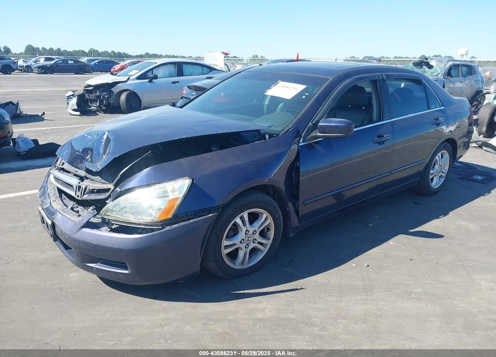2007 HONDA ACCORD 2.4 EX VIN: 1HGCM56807A209871