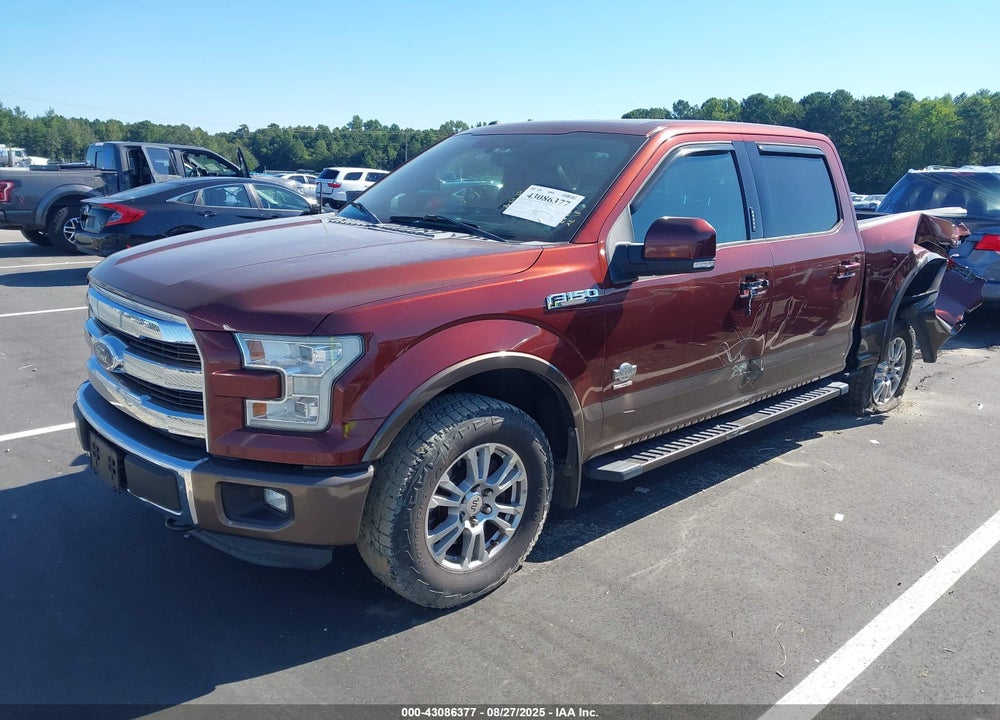 2015 FORD F-150 KING RANCH VIN: 1FTEW1EG3FKD22726