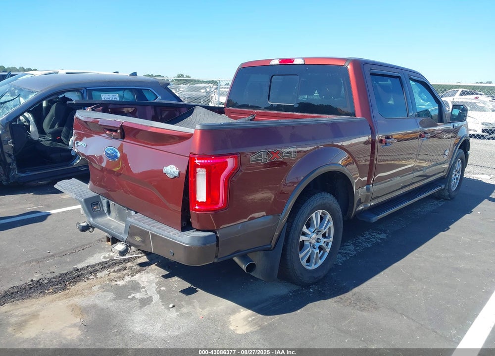 2015 FORD F-150 KING RANCH VIN: 1FTEW1EG3FKD22726