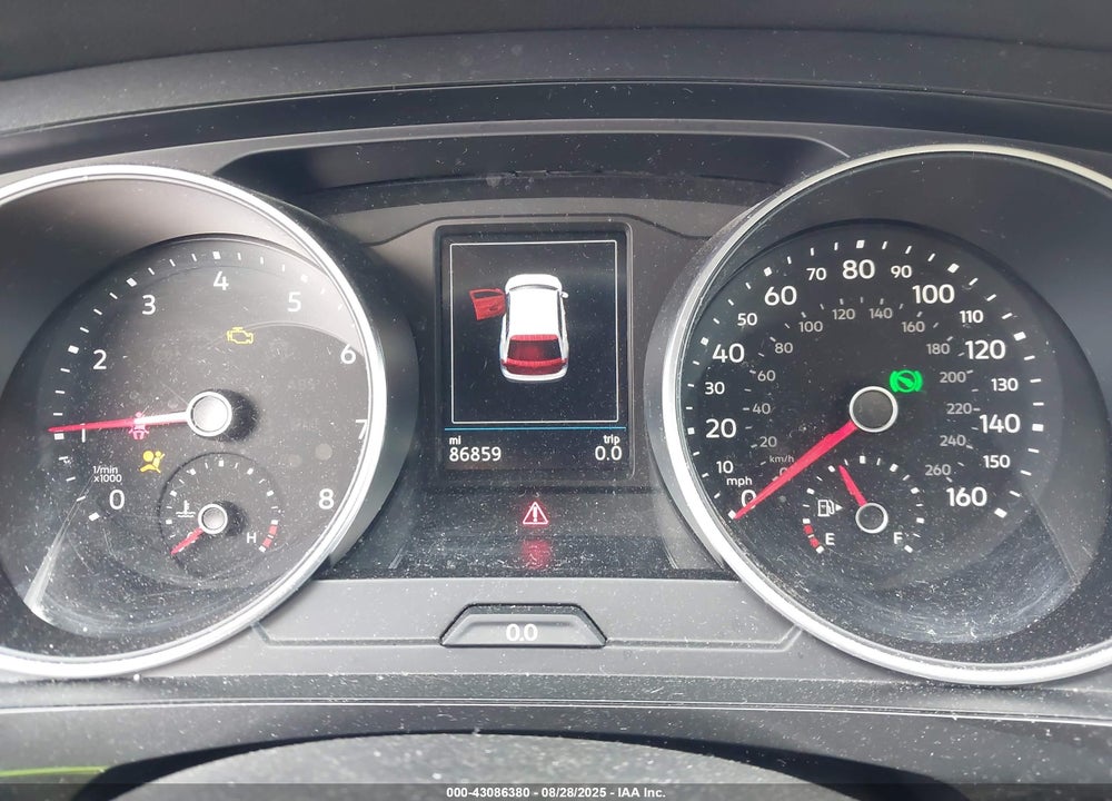 2019 VOLKSWAGEN TIGUAN VIN: 3VV2B7AXXKM004727