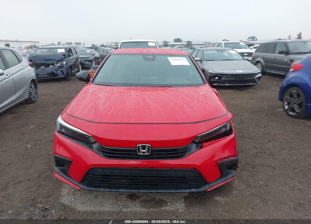 2022 HONDA CIVIC VIN: 2HGFE2F57NH609486
