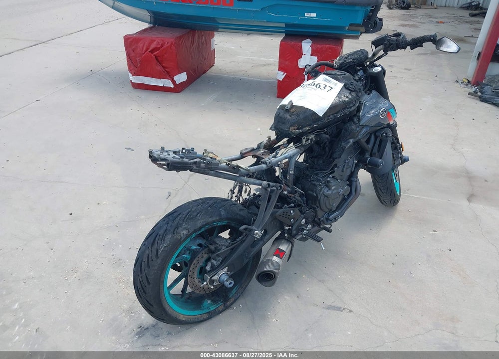 2022 YAMAHA MT07 VIN: JYARM32E6NA003469