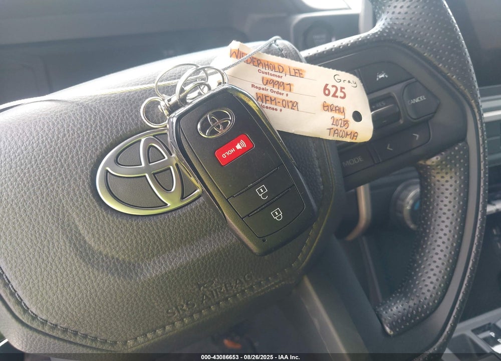 2025 TOYOTA TACOMA SR 2WD VIN: 3TYKD5HN7ST023841