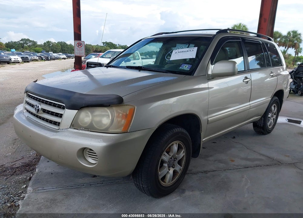 2002 TOYOTA HIGHLANDER V6 VIN: JTEHF21AX20087716