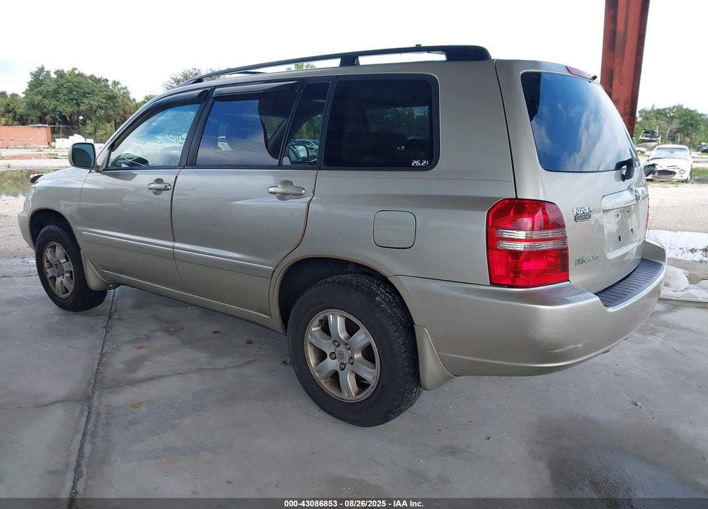 2002 TOYOTA HIGHLANDER V6 VIN: JTEHF21AX20087716