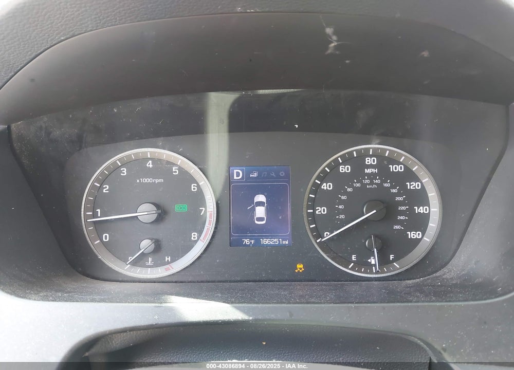 2016 HYUNDAI SONATA SE VIN: 5NPE24AF9GH340724