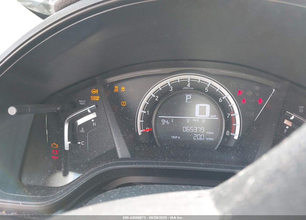 2017 HONDA CR-V LX VIN: 2HKRW6H38HH204440