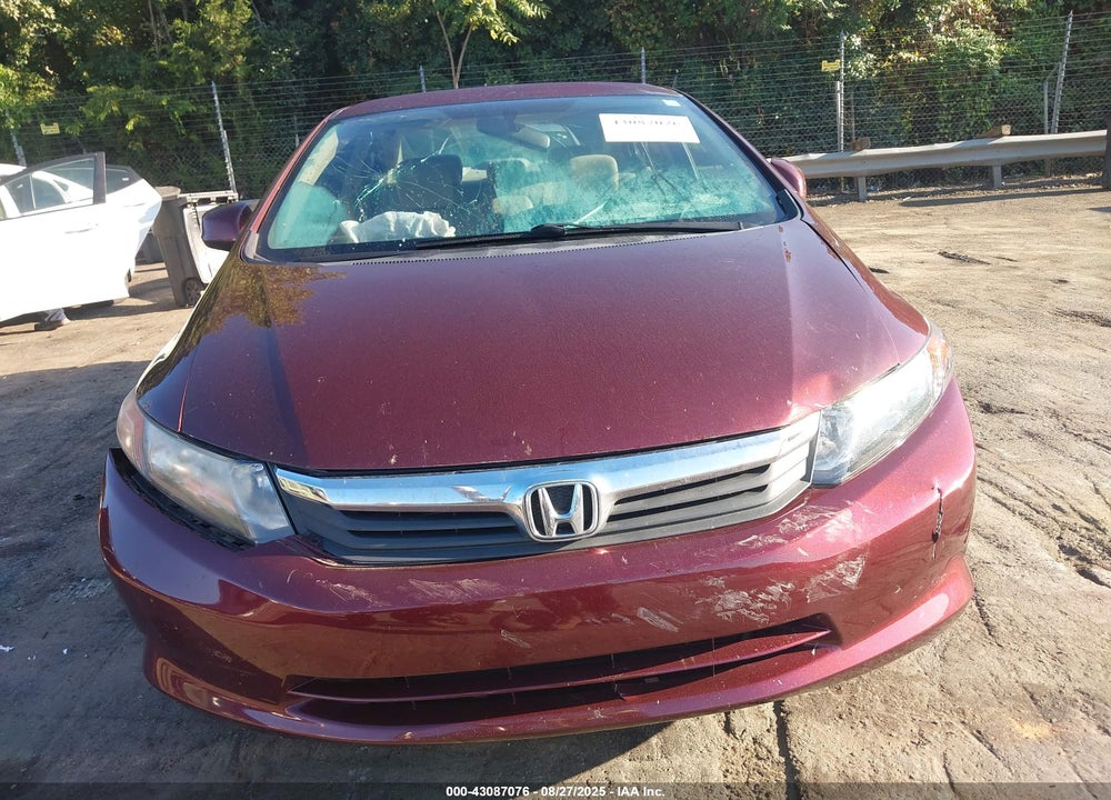 2012 HONDA CIVIC VIN: 19XFB2F52CE079508