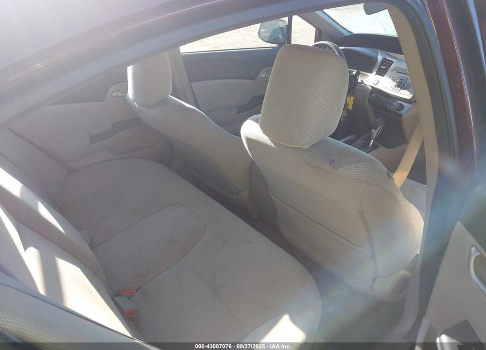 2012 HONDA CIVIC VIN: 19XFB2F52CE079508