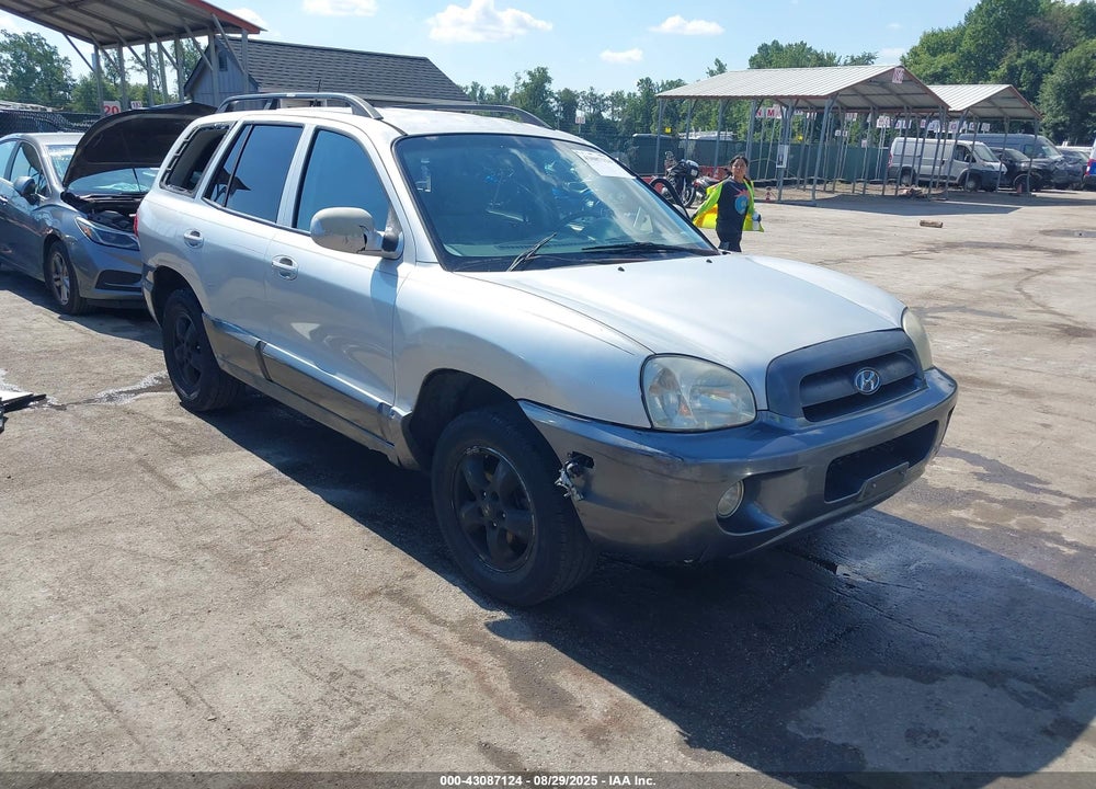 2005 HYUNDAI SANTA FE GLS VIN: KM8SC13D85U905702