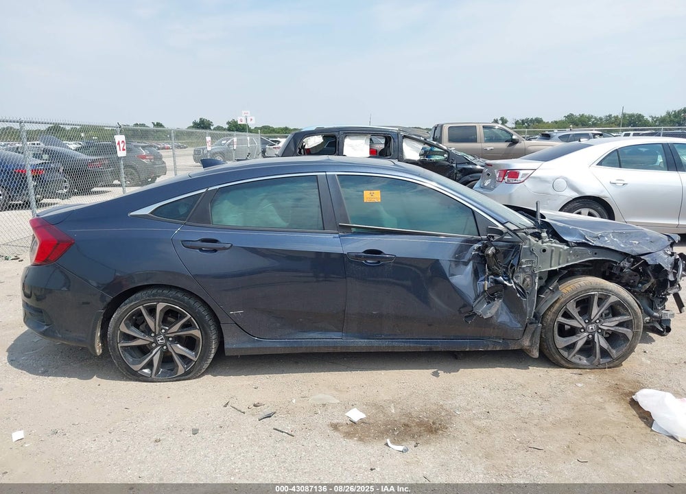 2019 HONDA CIVIC VIN: 19XFC1F33KE012503
