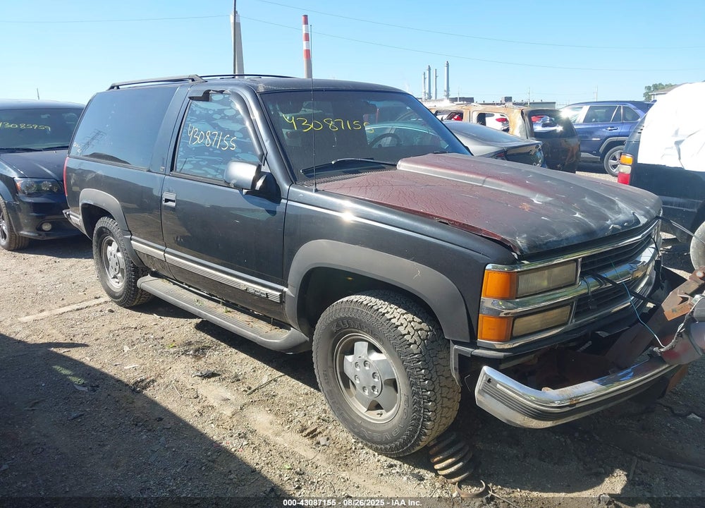 1996 CHEVROLET TAHOE K1500 VIN: 3GNEK18R0TG145796