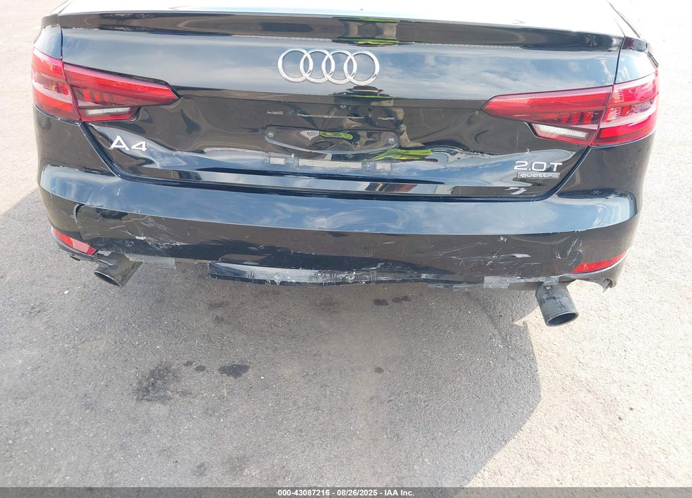 2017 AUDI A4 VIN: WAUANAF48HN042482