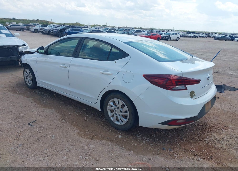 2019 HYUNDAI ELANTRA SE VIN: 5NPD74LF4KH461146