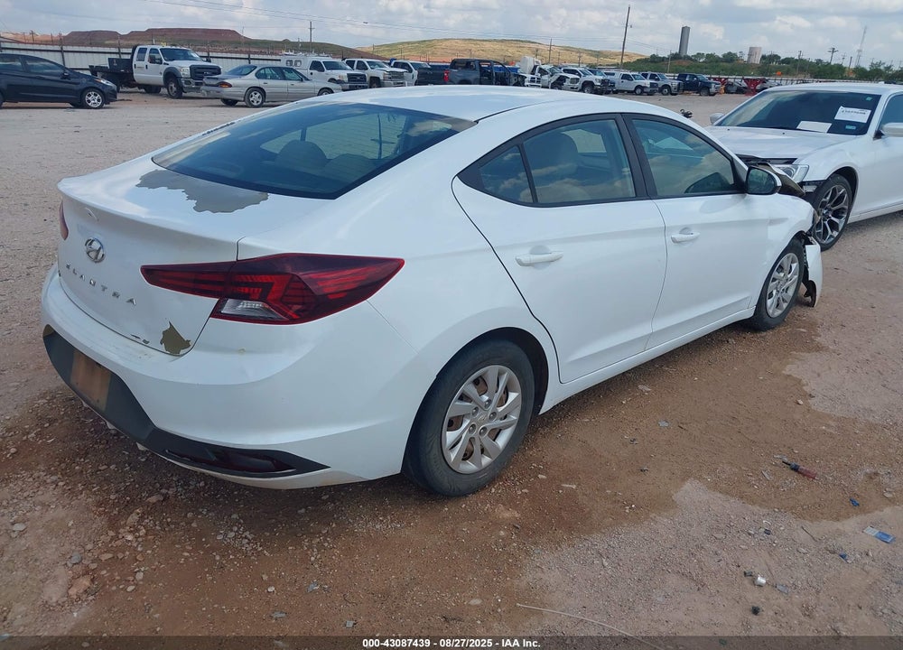 2019 HYUNDAI ELANTRA SE VIN: 5NPD74LF4KH461146