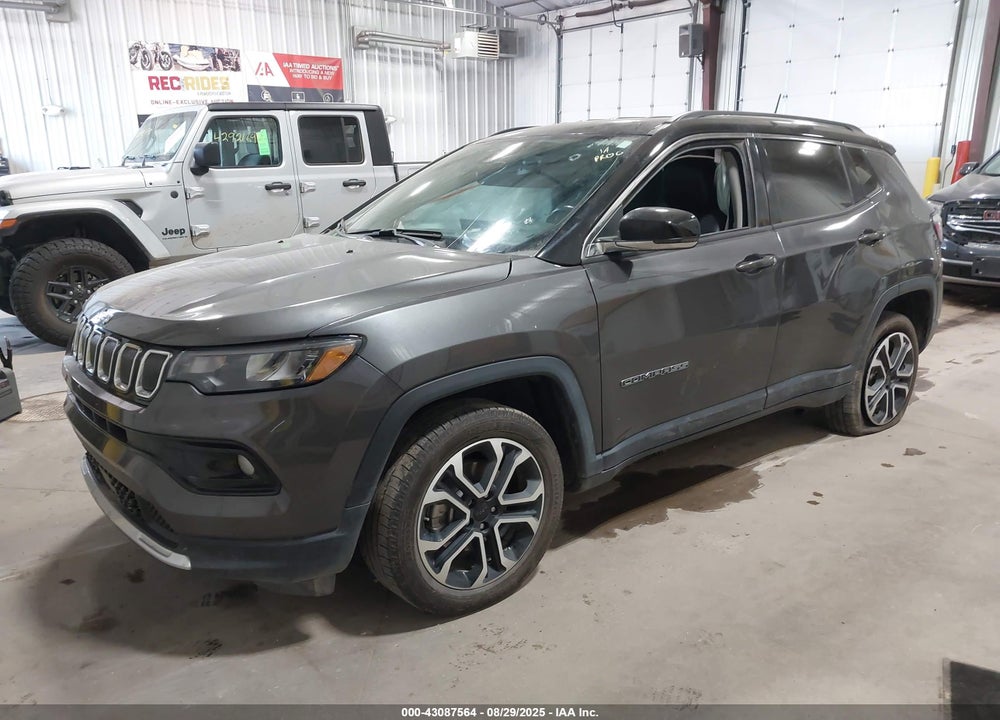 2022 JEEP COMPASS LIMITED 4X4 VIN: 3C4NJDCB7NT190249