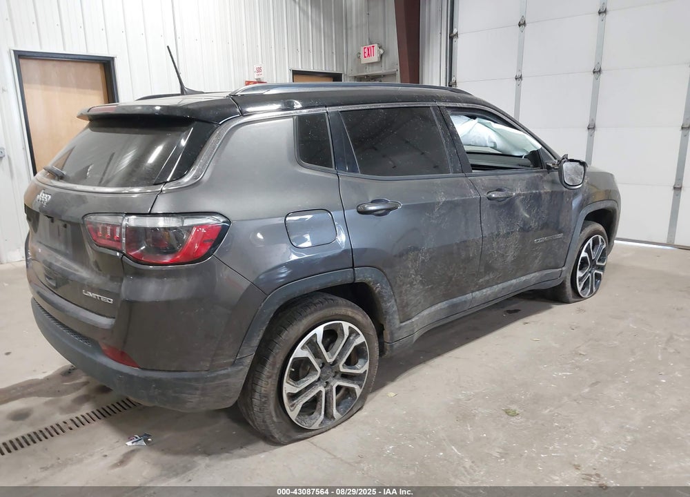 2022 JEEP COMPASS LIMITED 4X4 VIN: 3C4NJDCB7NT190249