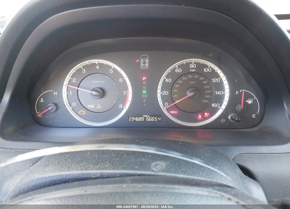 2009 HONDA ACCORD VIN: 1HGCP26389A176664