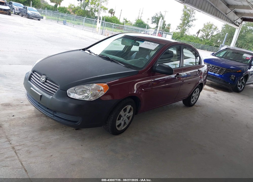 2009 HYUNDAI ACCENT GLS VIN: KMHCN46C49U373017