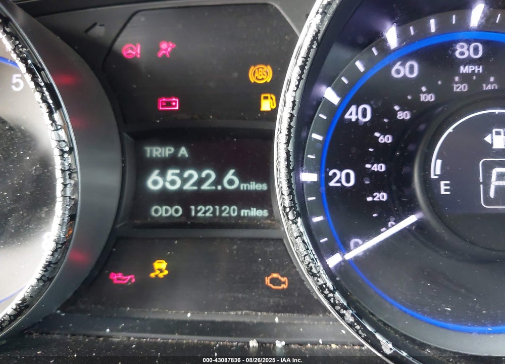 2014 HYUNDAI SONATA GLS VIN: 5NPEB4AC0EH884127