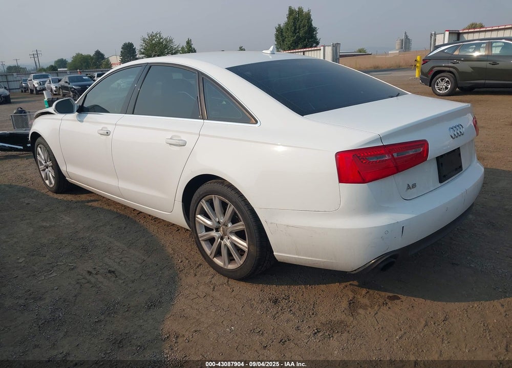 2013 AUDI A6 VIN: WAUDFAFC0DN025056