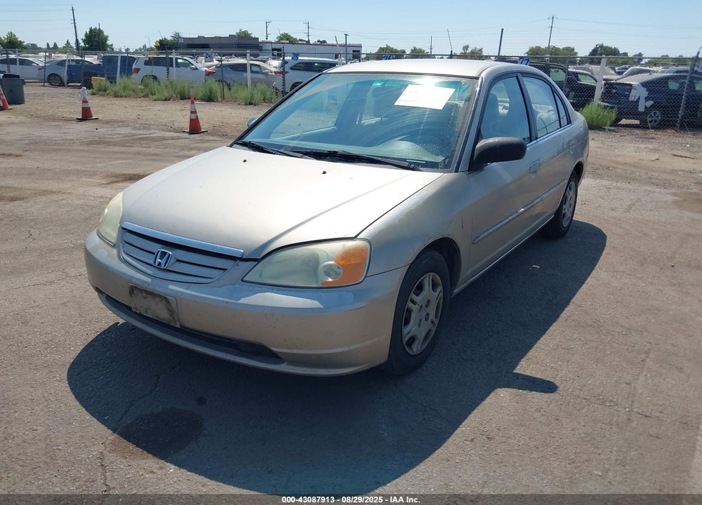 2002 HONDA CIVIC LX VIN: 2HGES16502H555572