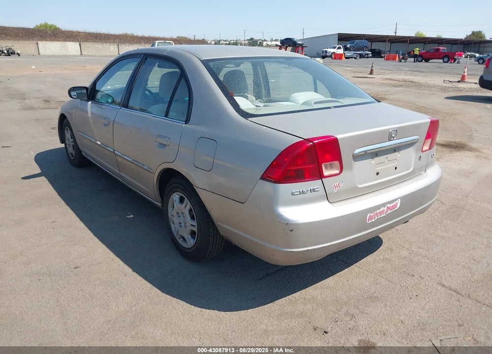 2002 HONDA CIVIC LX VIN: 2HGES16502H555572