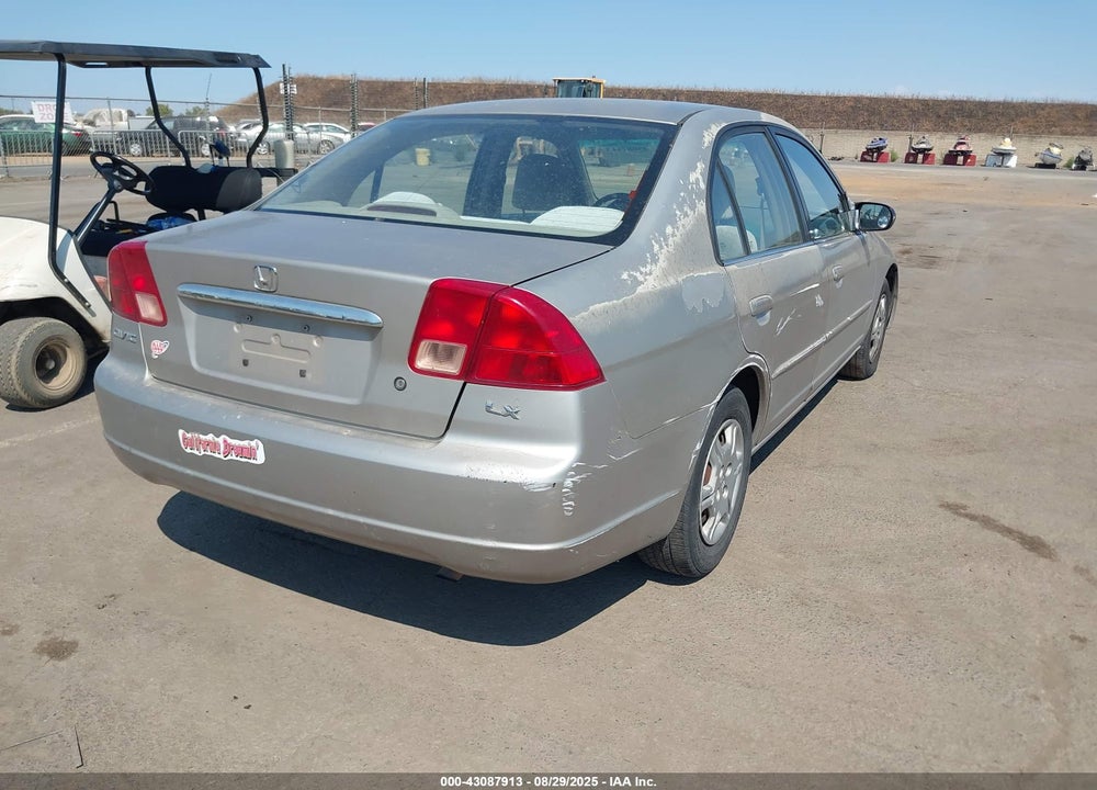 2002 HONDA CIVIC LX VIN: 2HGES16502H555572