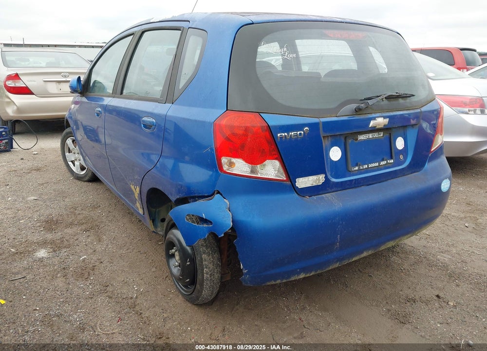 2008 CHEVROLET AVEO5 VIN: KL1TD66668B151402