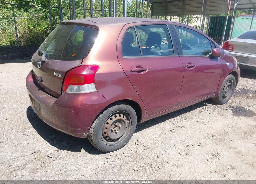 2010 TOYOTA YARIS VIN: JTDKT4K36A5307787