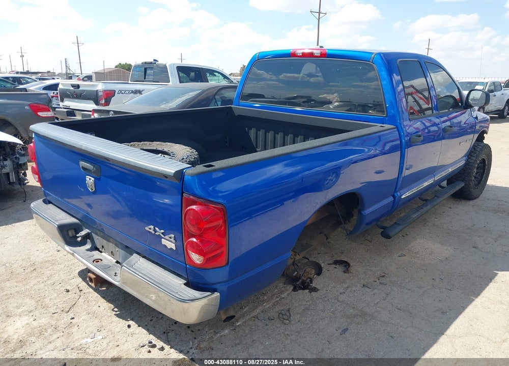 2007 DODGE RAM 1500 LARAMIE VIN: 1D7HU182X7S143965