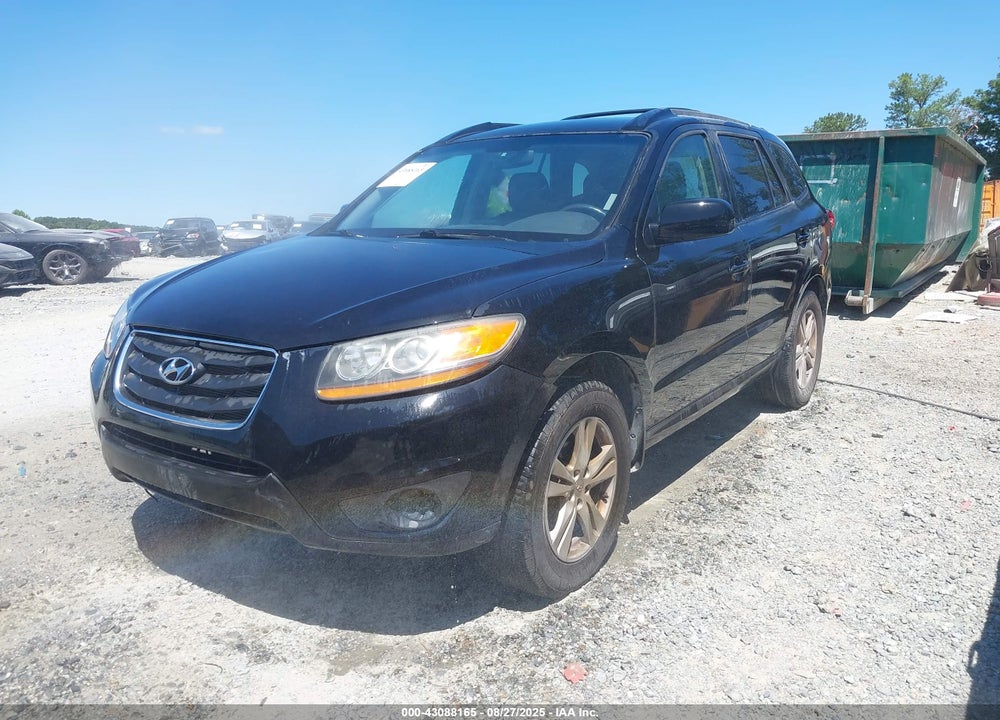 2012 HYUNDAI SANTA FE SE VIN: 5XYZHDAG8CG117858