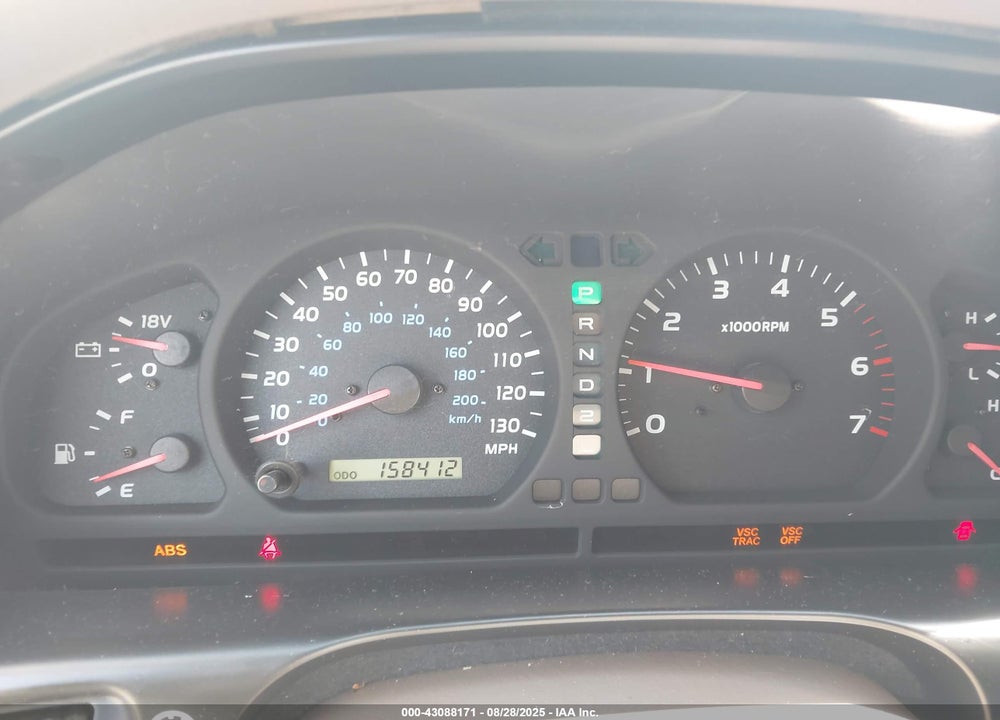 2000 TOYOTA LAND CRUISER VIN: JT3HT05J5Y0081332