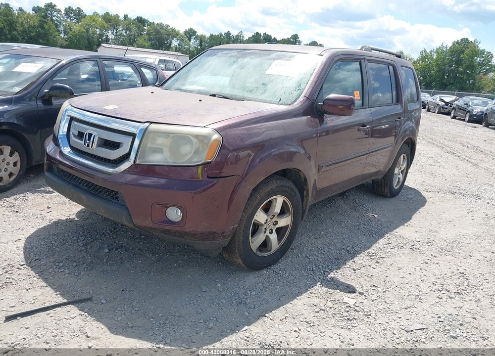 2011 HONDA PILOT EX-L VIN: 5FNYF4H58BB076224