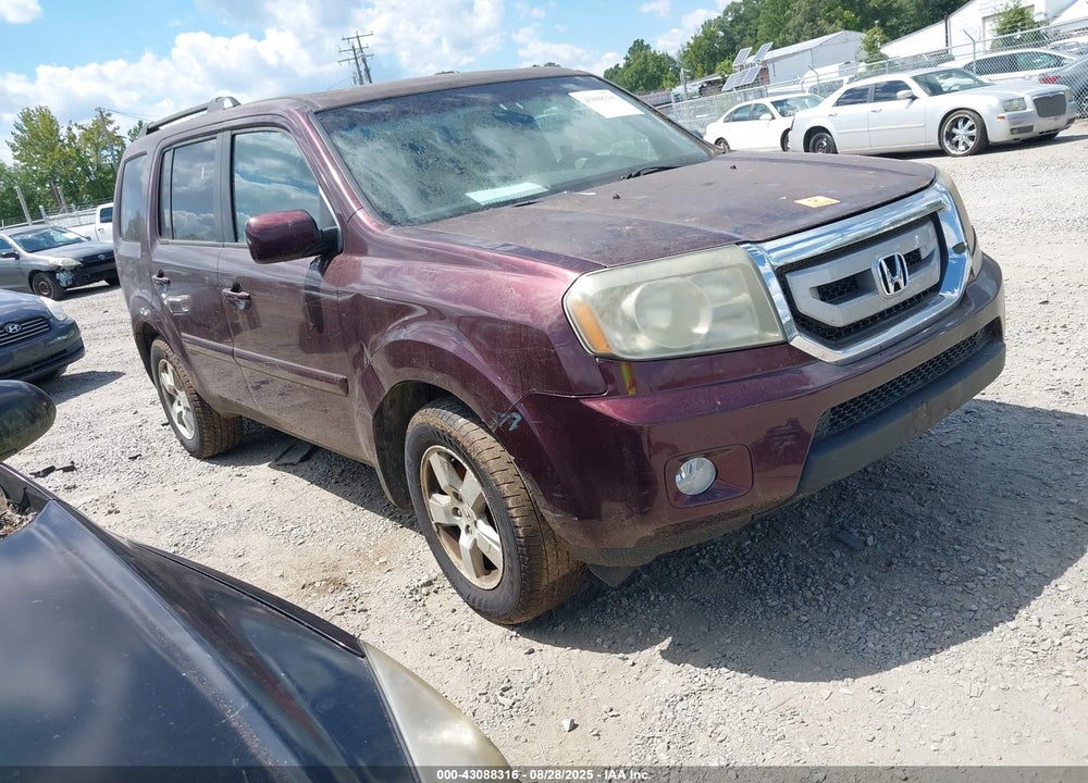 2011 HONDA PILOT EX-L VIN: 5FNYF4H58BB076224